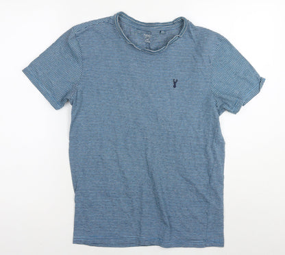 Womens UK Size XS NEXT Blue Basic T-Shirt