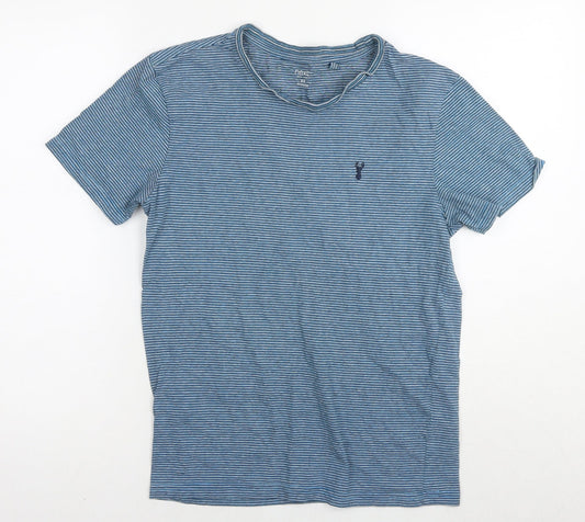 Womens UK Size XS NEXT Blue Basic T-Shirt