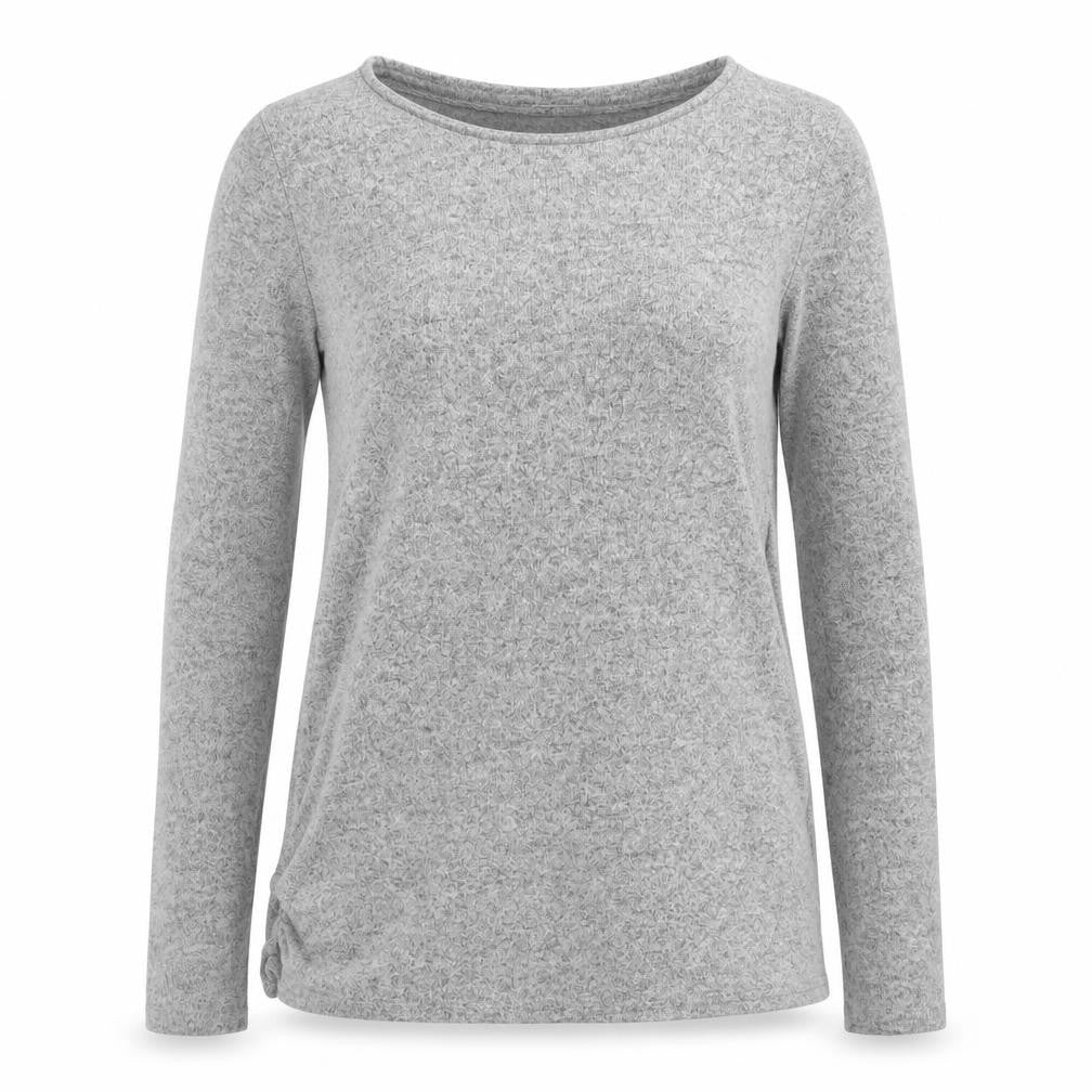 Next Womens Grey Round Neck Viscose Pullover Jumper Size 12