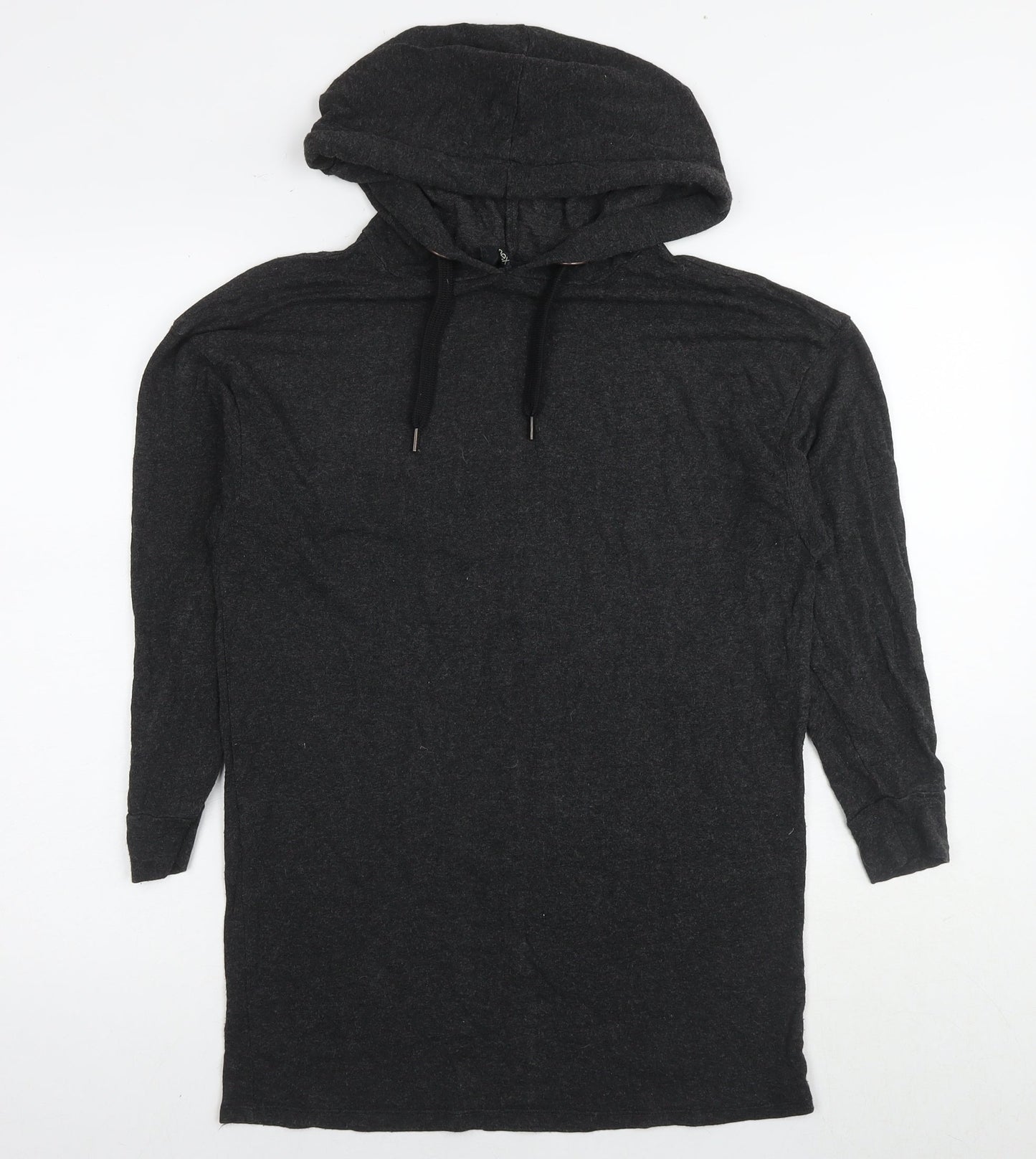 Womens UK Size XS NEXT Black Pullover Hoodie