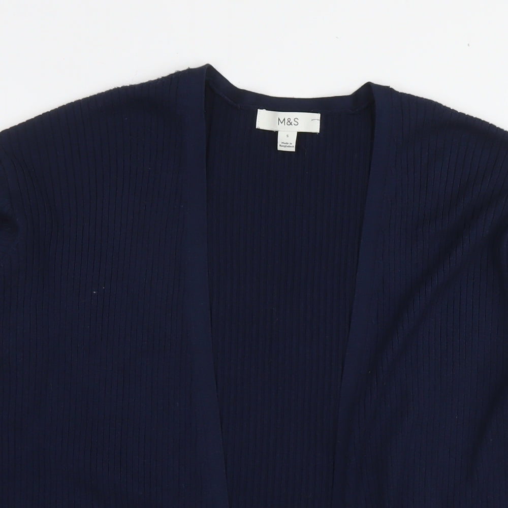Womens UK Size S Marks and Spencer Blue Cardigan Jumper