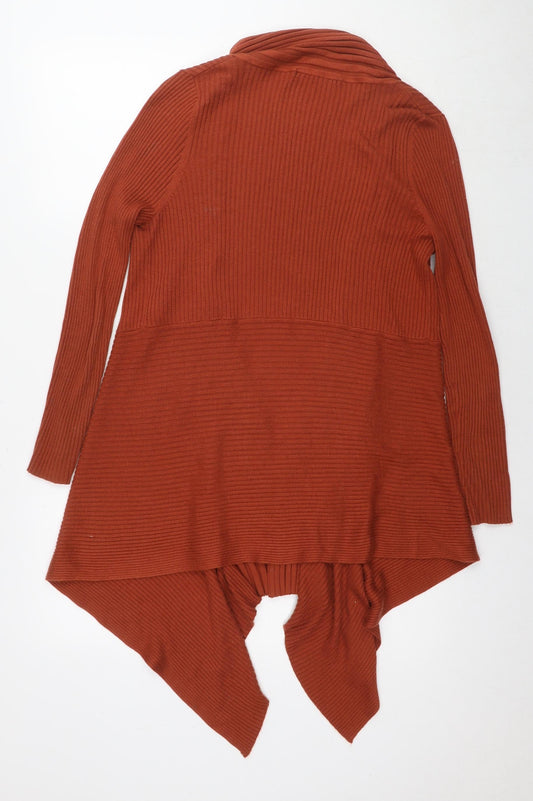Womens UK Size 14 Marks and Spencer Brown Cape Jumper