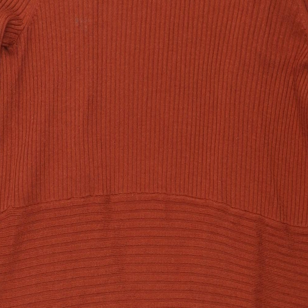 Womens UK Size 14 Marks and Spencer Brown Cape Jumper