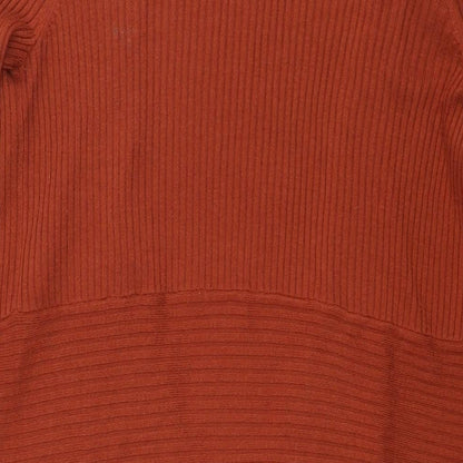 Womens UK Size 14 Marks and Spencer Brown Cape Jumper