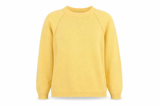 Womens UK Size 10 Amari Yellow Pullover Jumper