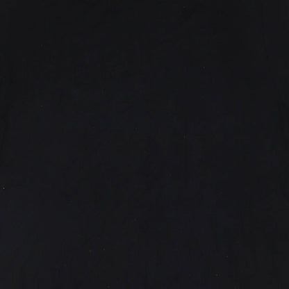 Womens UK Size 18 Dorothy Perkins Black Basic T-Shirt