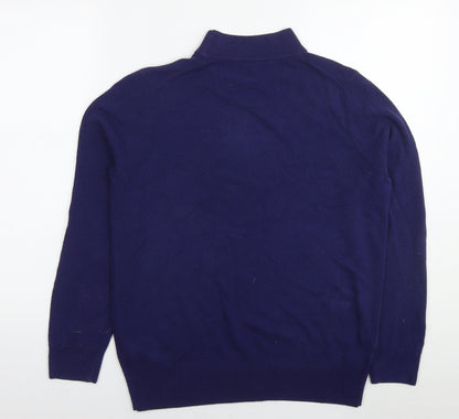Womens UK Size 14 Marks and Spencer Blue Pullover Jumper