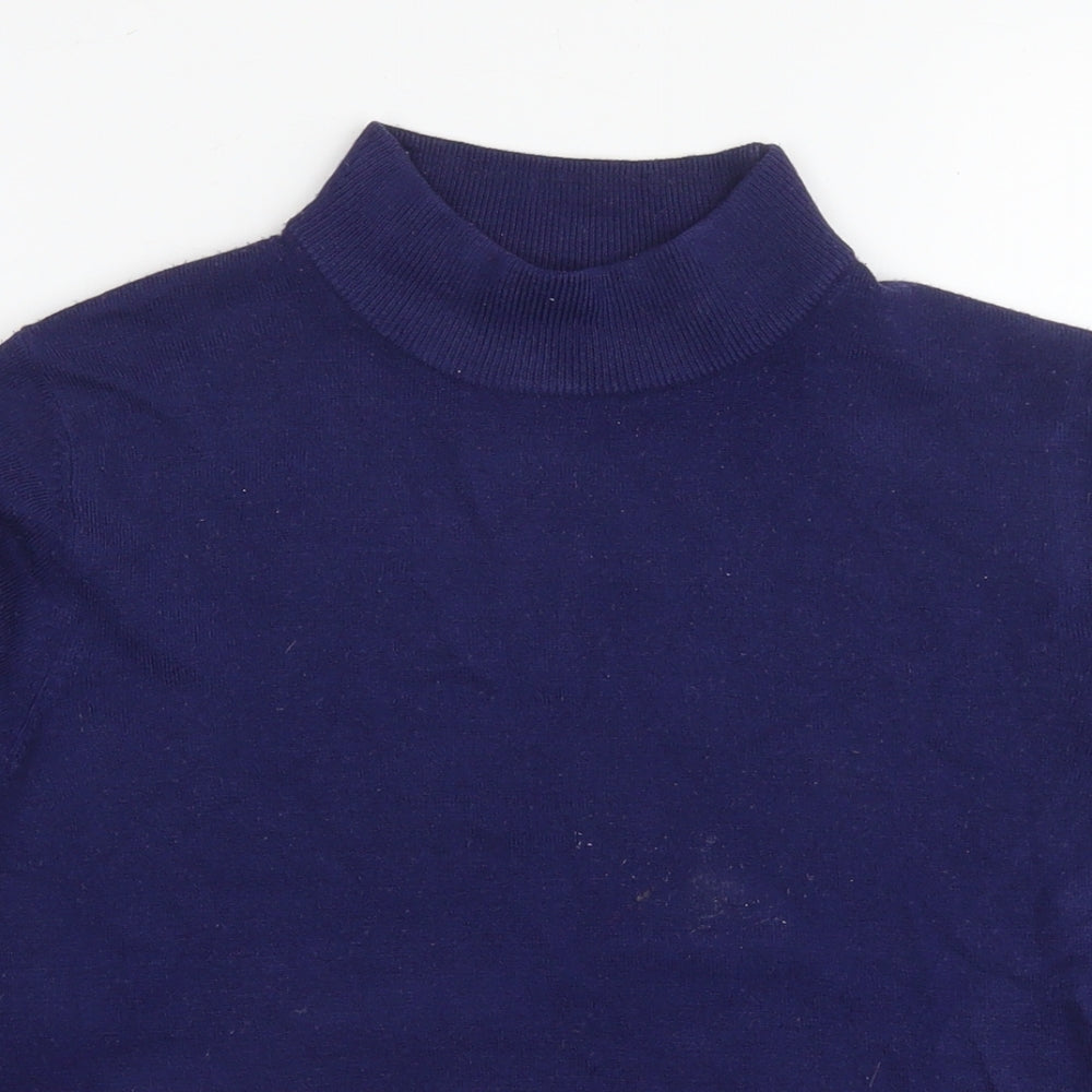 Womens UK Size 14 Marks and Spencer Blue Pullover Jumper