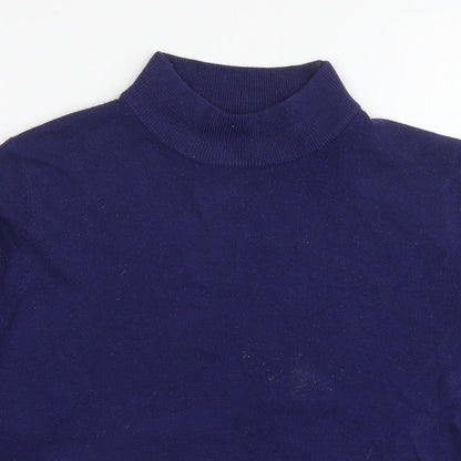 Womens UK Size 14 Marks and Spencer Blue Pullover Jumper