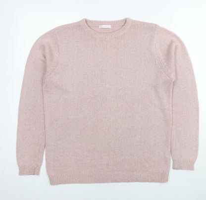Womens UK Size 14 Berkertex Pink Pullover Jumper