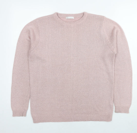 Womens UK Size 14 Berkertex Pink Pullover Jumper