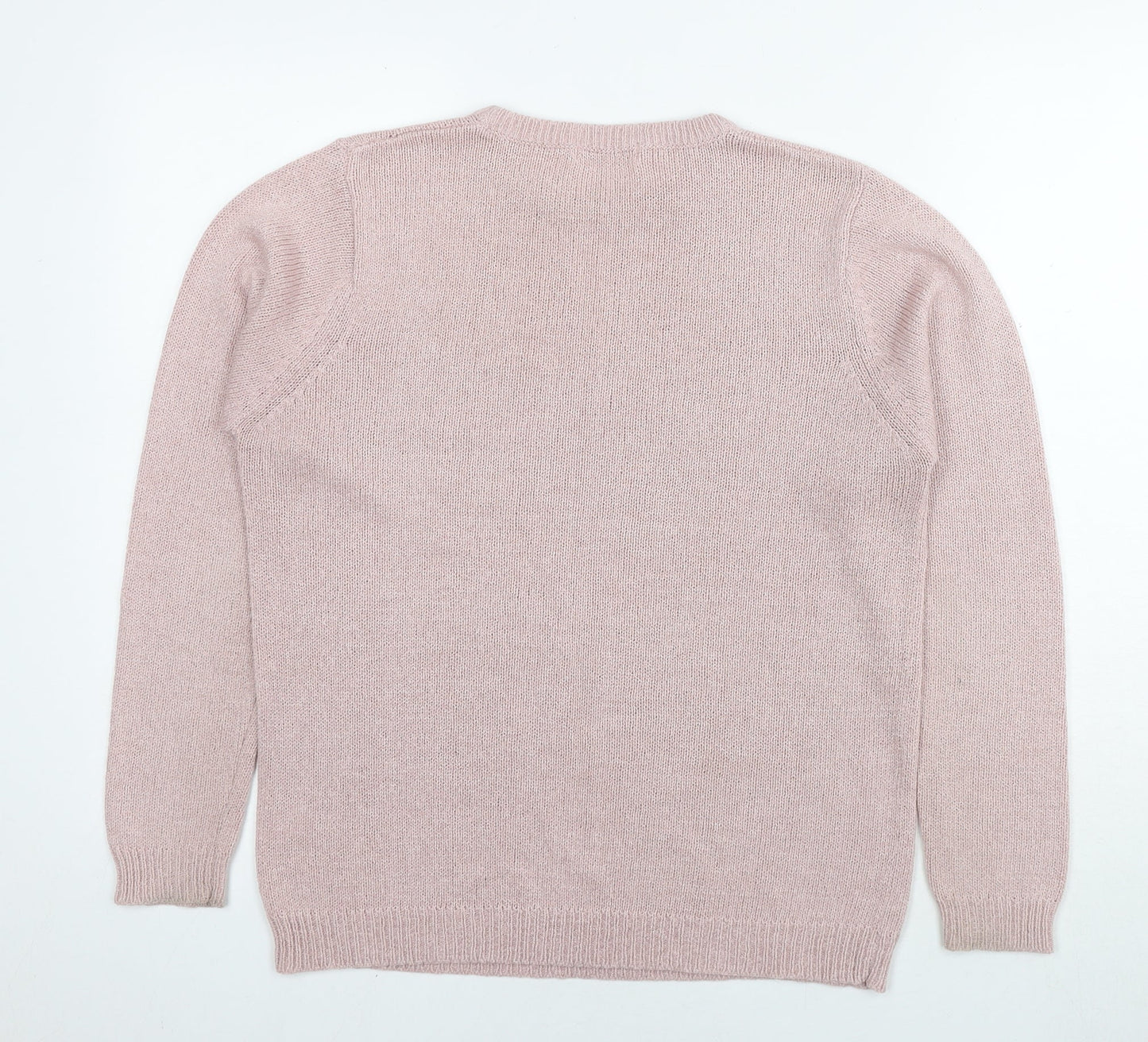 Womens UK Size 14 Berkertex Pink Pullover Jumper