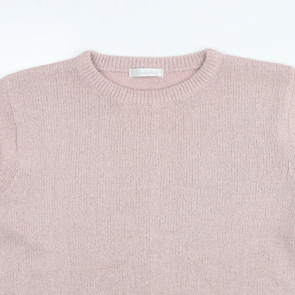 Womens UK Size 14 Berkertex Pink Pullover Jumper