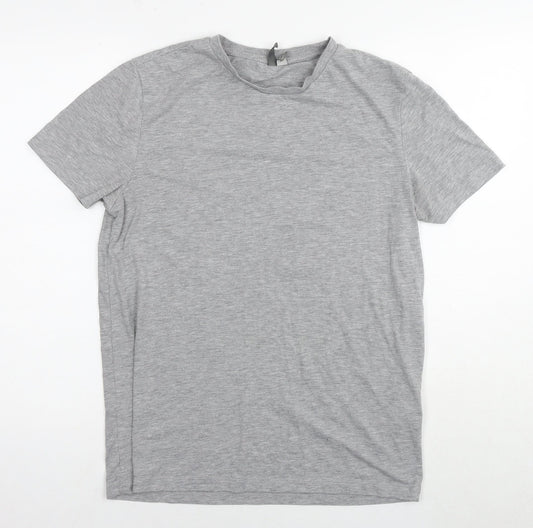 Womens UK Size M ASOS Grey Basic T-Shirt