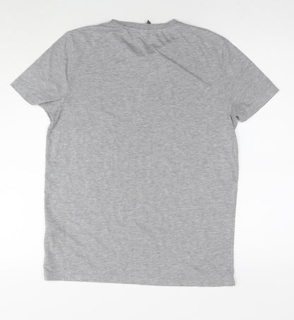 Womens UK Size M ASOS Grey Basic T-Shirt