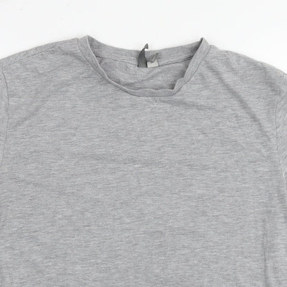 Womens UK Size M ASOS Grey Basic T-Shirt