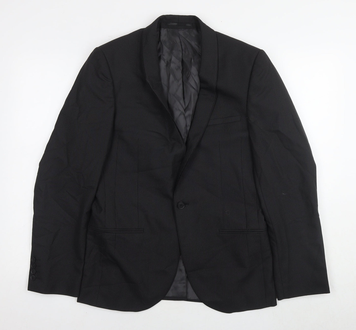 Mens UK Size 38 NEXT Regular Black Suit Jacket