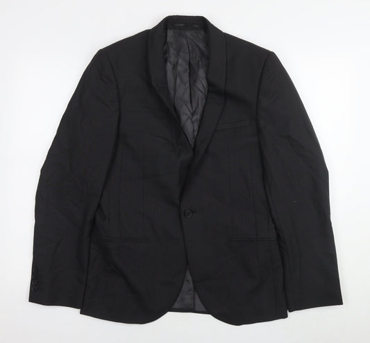 Mens UK Size 38 NEXT Regular Black Suit Jacket