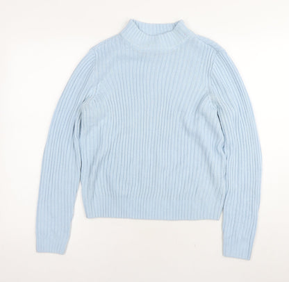 Womens UK Size M Divided by H&M Blue Pullover Jumper