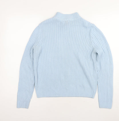 Womens UK Size M Divided by H&M Blue Pullover Jumper