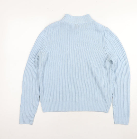 Womens UK Size M Divided by H&M Blue Pullover Jumper