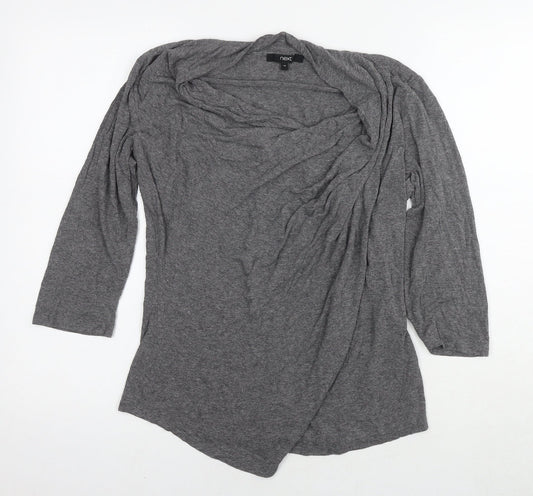 Womens UK Size 14 NEXT Grey Basic Blouse
