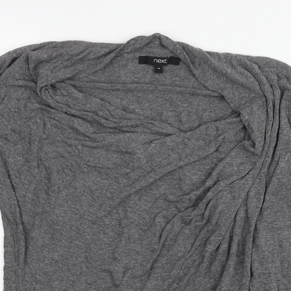 Womens UK Size 14 NEXT Grey Basic Blouse