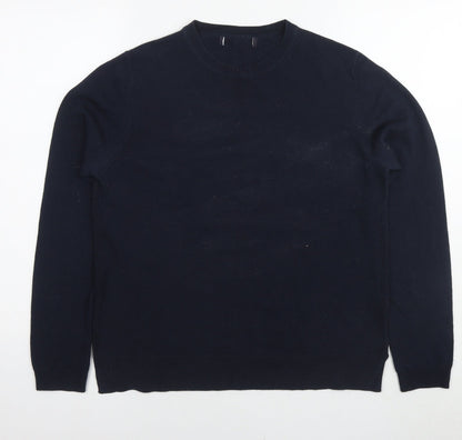 Womens UK Size 14 Marks and Spencer Blue Pullover Jumper