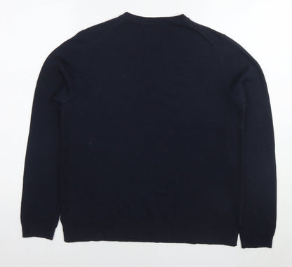 Womens UK Size 14 Marks and Spencer Blue Pullover Jumper