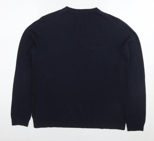 Womens UK Size 14 Marks and Spencer Blue Pullover Jumper