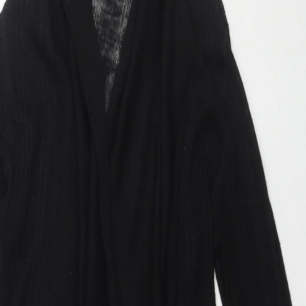 Womens UK Size One Size Marks and Spencer Black Cardigan Jumper
