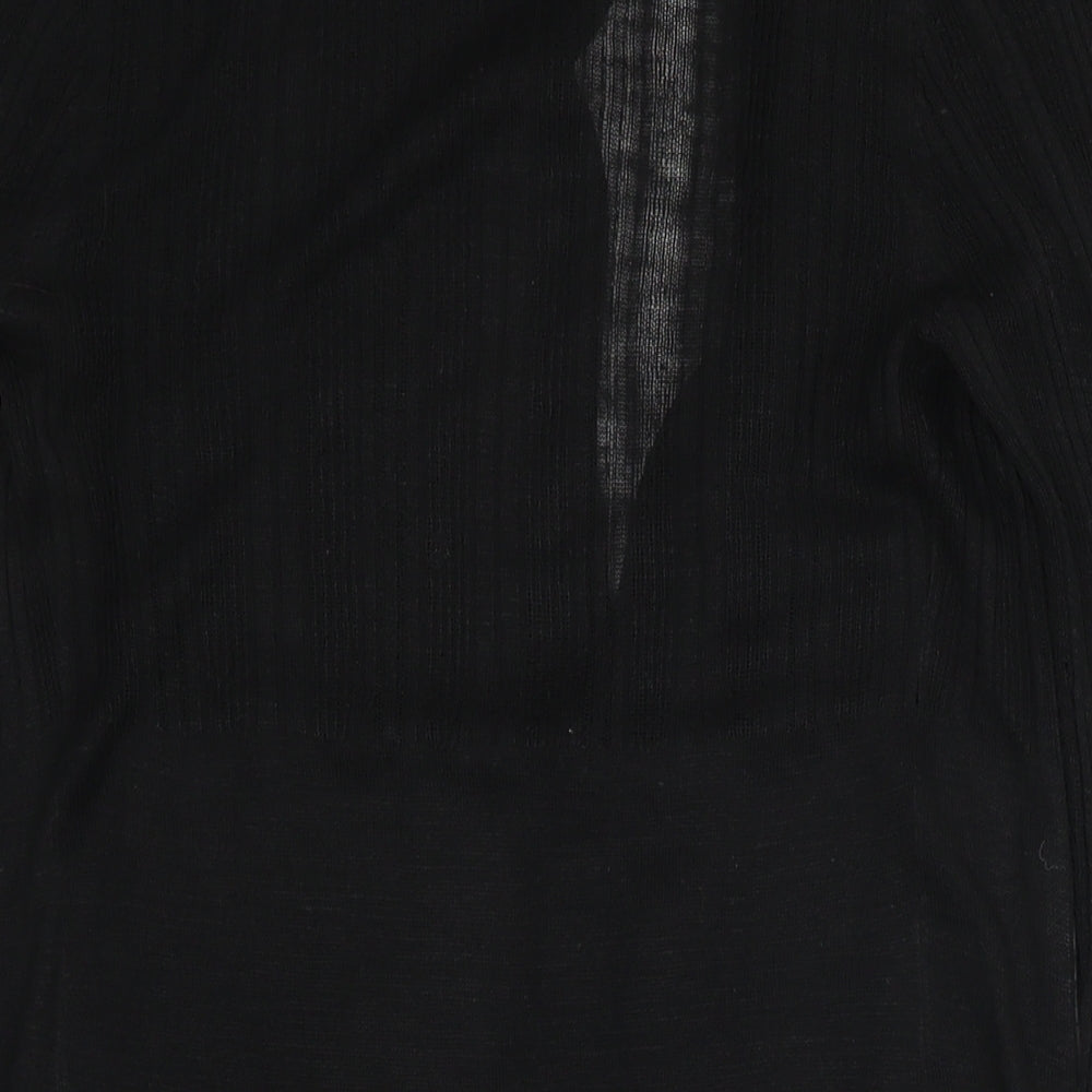 Womens UK Size One Size Marks and Spencer Black Cardigan Jumper