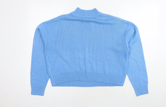 Womens UK Size S New Look Blue Pullover Jumper