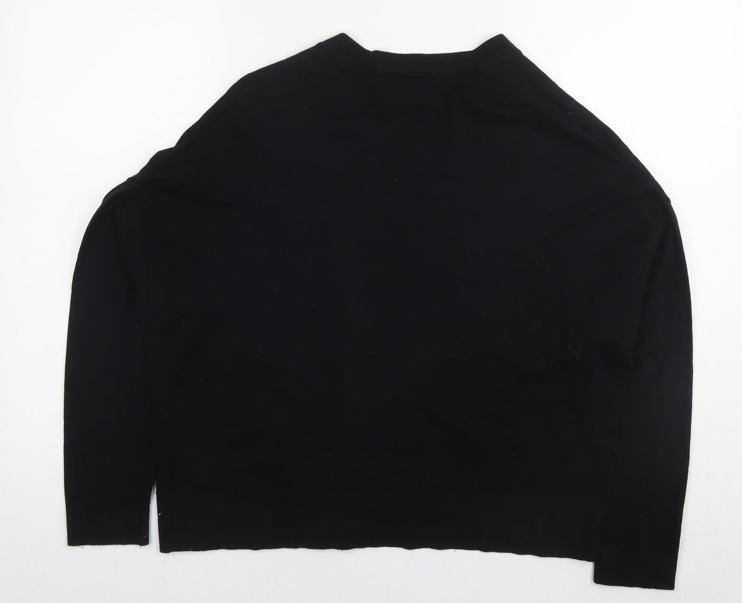 Womens UK Size 12 NEXT Black Cape Jumper