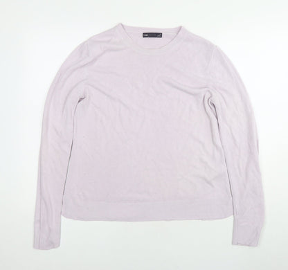 Womens UK Size 14 Marks and Spencer Purple Pullover Jumper