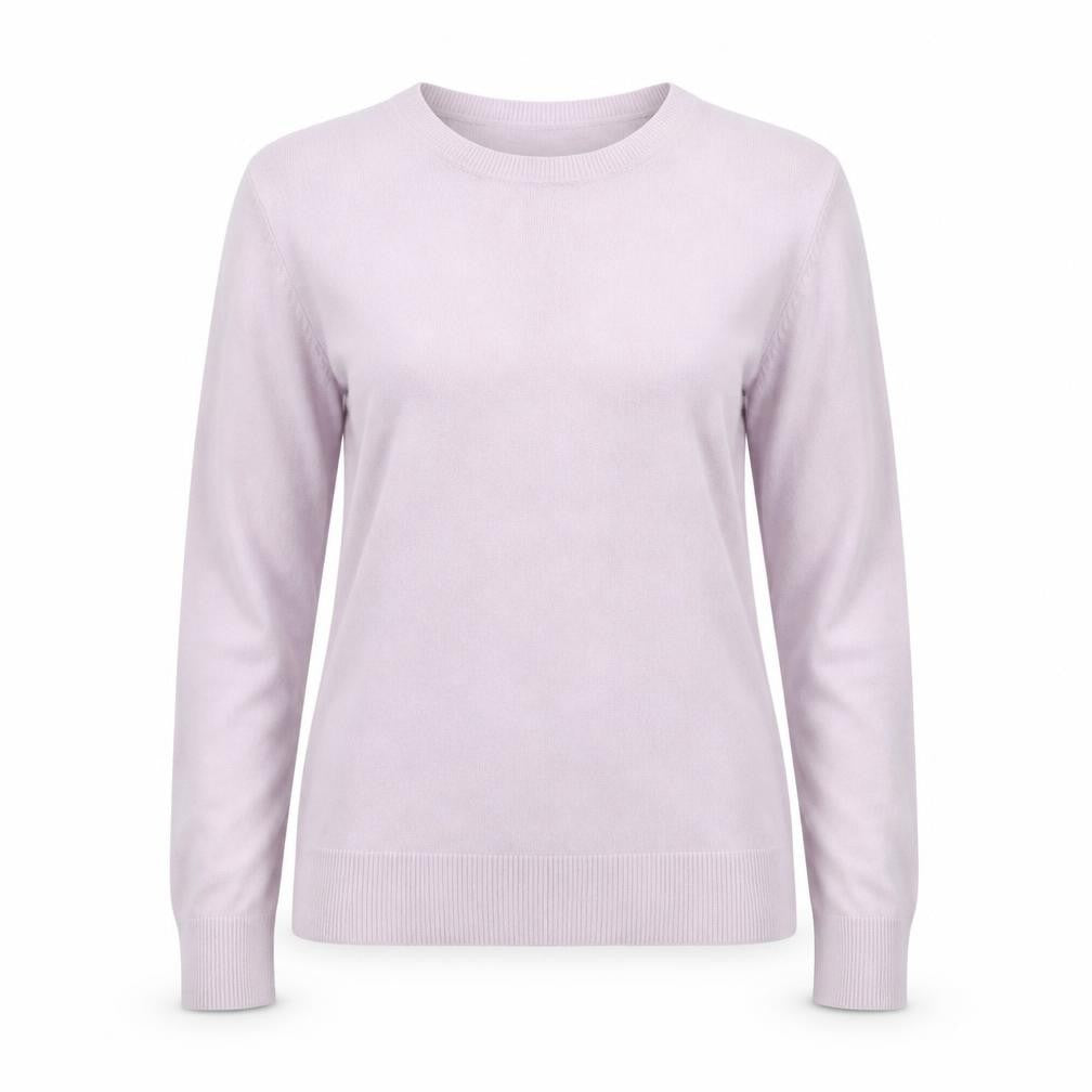 Marks & Spencer Womens Purple V-Neck Acrylic Pullover Jumper Size 14