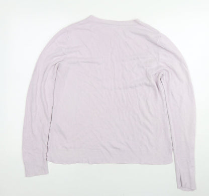 Womens UK Size 14 Marks and Spencer Purple Pullover Jumper