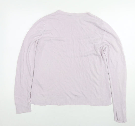 Womens UK Size 14 Marks and Spencer Purple Pullover Jumper