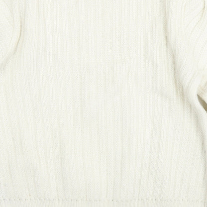 Womens UK Size 10 Marks and Spencer White Pullover Jumper