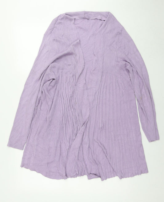 Womens UK Size L Bonmarché Purple Cape Jumper