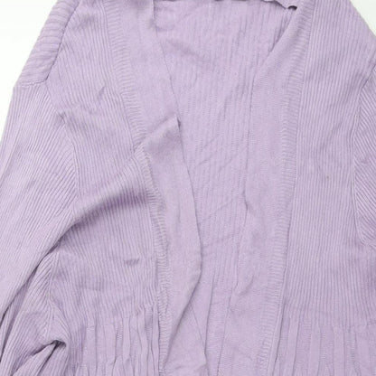 Womens UK Size L Bonmarché Purple Cape Jumper