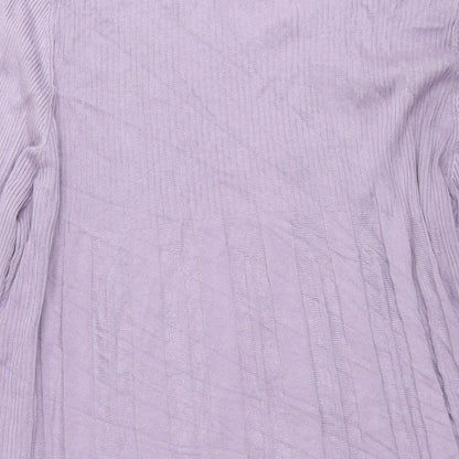 Womens UK Size L Bonmarché Purple Cape Jumper