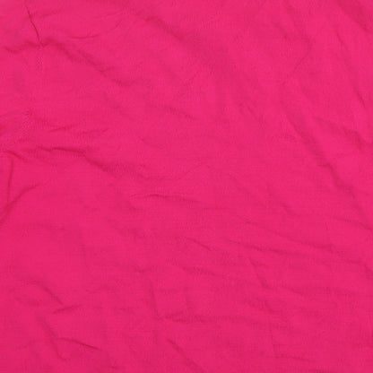 Womens UK Size XL Anna Rose Pink Basic Blouse