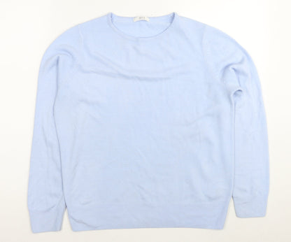 Womens UK Size 12 Marks and Spencer Blue Pullover Jumper