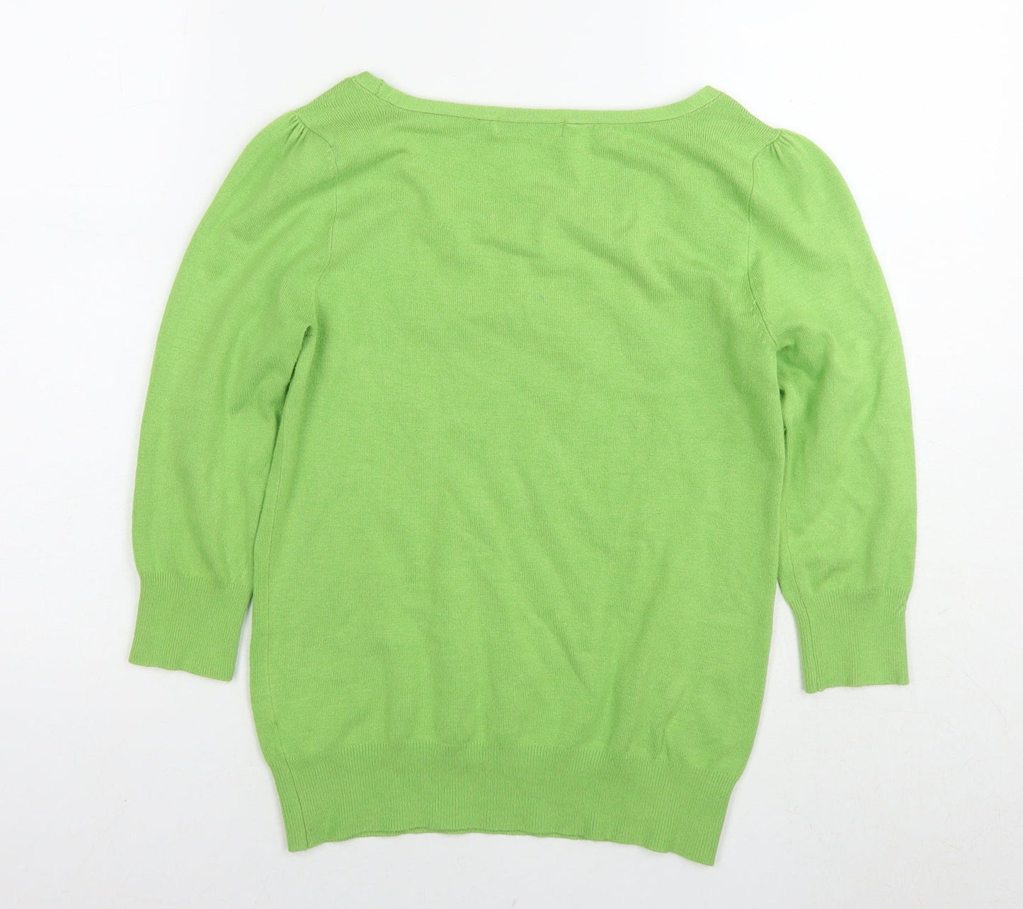 Womens UK Size 8 Marks and Spencer Green Pullover Jumper