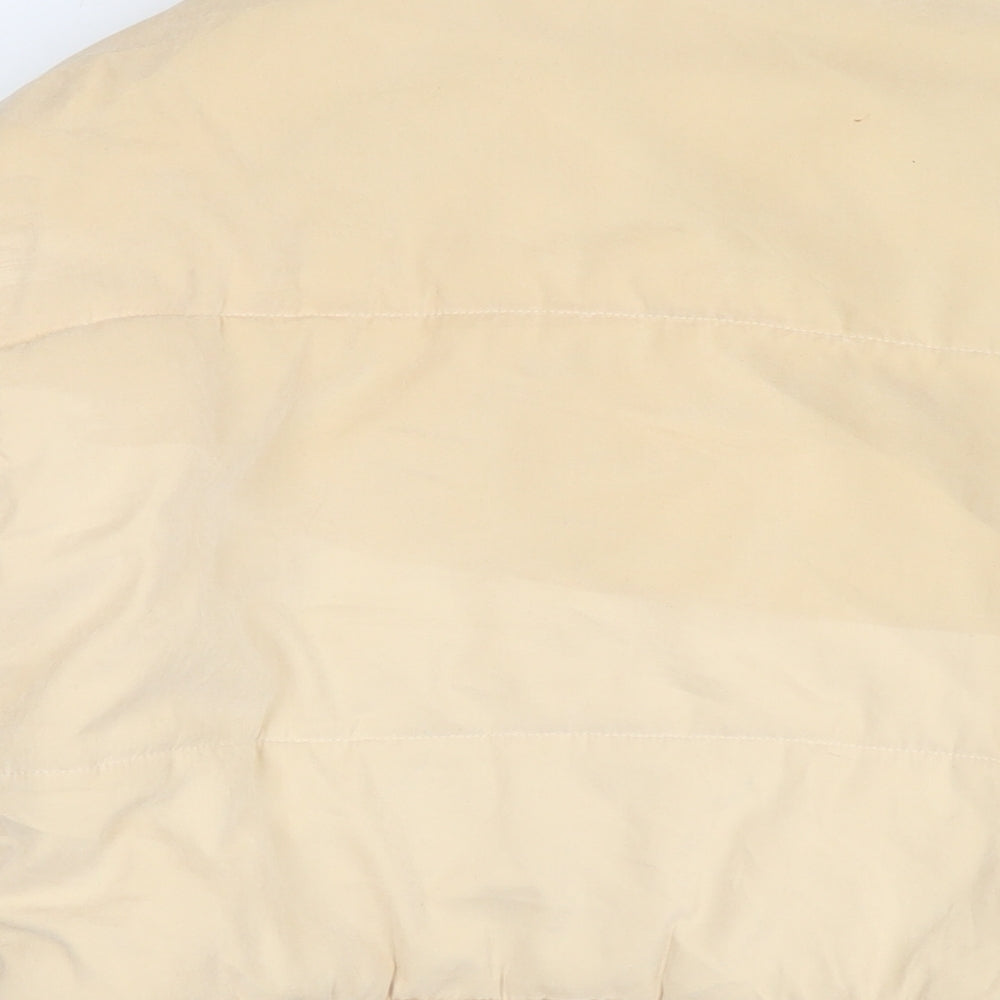 Womens UK Size 8 PRETTYLITTLETHING Beige Puffer Jacket