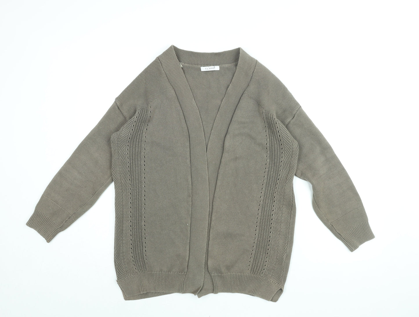 Womens UK Size 12 Marks and Spencer Brown Cardigan Jumper