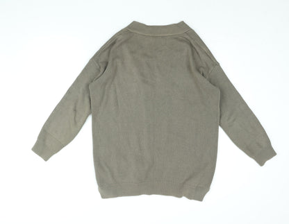 Womens UK Size 12 Marks and Spencer Brown Cardigan Jumper