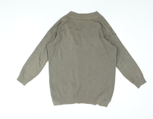 Womens UK Size 12 Marks and Spencer Brown Cardigan Jumper