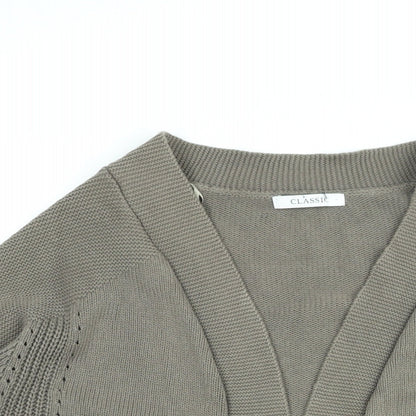 Womens UK Size 12 Marks and Spencer Brown Cardigan Jumper